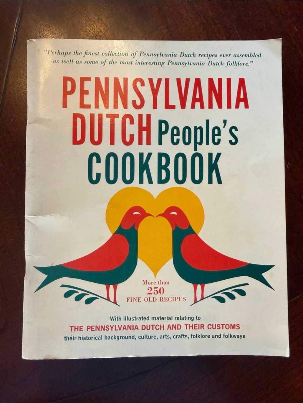 Pennsylvania Dutch People's Cookbook 250 Recipes 96 Pages Vintage Cookbook